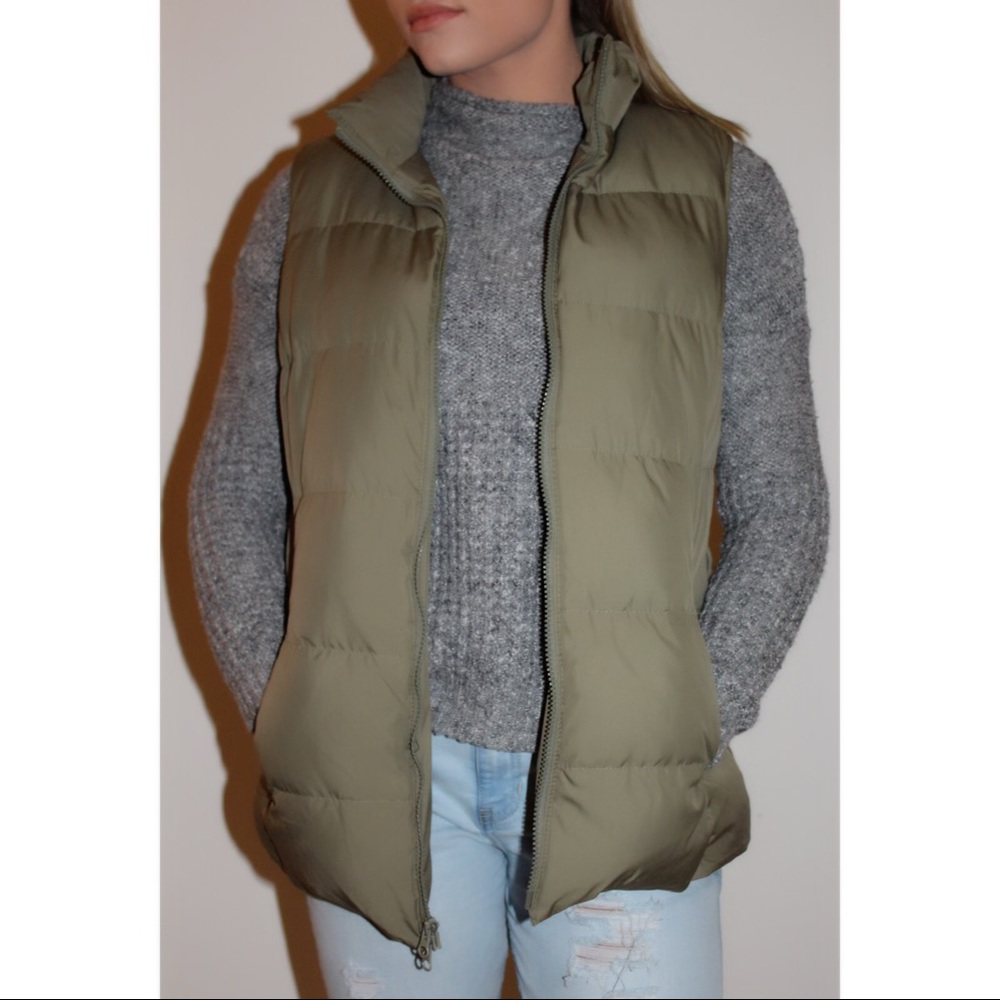 Olive Green Vest